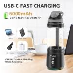 Portable USB-C Personal Blender for Smoothies