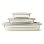 Amazon Basics 6-Piece Borosilicate Glass Bake Set