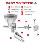 KitchenAid Grain Mill Attachment with 12 Grind Levels