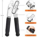 Manual Can Opener with Soft Grip Handle