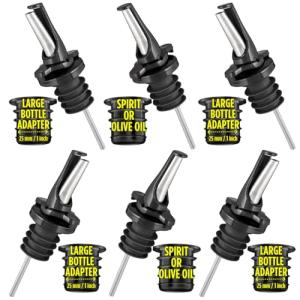 3-in-1 Liquor Pour Spouts with Fly Protection