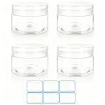 1 Oz Travel Containers for Creams - 4 Pack