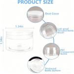 1 Oz Travel Containers for Creams - 4 Pack