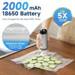 Portable USB-C Food Vacuum Sealer with 30 Bags