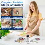 Portable USB-C Food Vacuum Sealer with 30 Bags