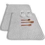 2-Pack Large Microfiber Dish Drying Mats