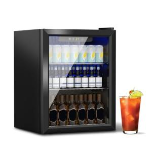 DOGHLY Mini Beverage Fridge with Glass Door