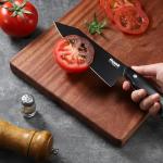 Huusk 7" Japanese Chef Knife with Black Coating