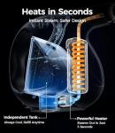 Portable Handheld Steam Cleaner with Instant Heat-Up