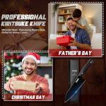 Huusk 7" Japanese Chef Knife with Black Coating