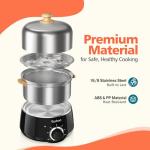 14-Egg Rapid Stainless Steel Hard Boiled Egg Cooker