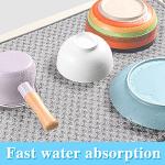 2-Pack Large Microfiber Dish Drying Mats