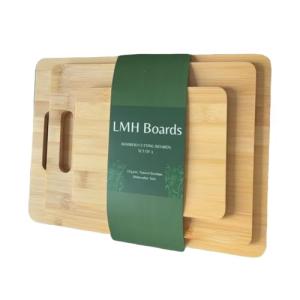 Bamboo Cutting Board Set - 3 Pieces