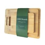 Bamboo Cutting Board Set - 3 Pieces