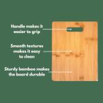 Bamboo Cutting Board Set - 3 Pieces