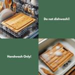 Bamboo Cutting Board Set - 3 Pieces