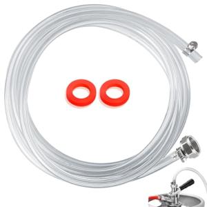 10ft Clear Vinyl Beer Line Tubing Replacement Kit