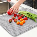 2-Pack Large Microfiber Dish Drying Mats