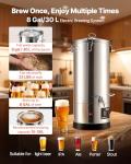 VEVOR 8 Gallon Stainless Steel Home Beer Brewer