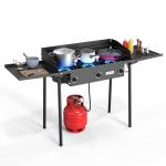 ROVSUN 3-Burner Portable Propane Stove for Outdoor Cooking