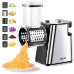 Electric Cheese Grater and Salad Maker with Blades