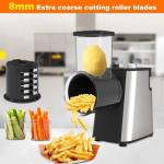 Electric Cheese Grater and Salad Maker with Blades
