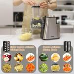 Electric Cheese Grater and Salad Maker with Blades