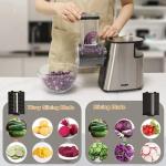 Electric Cheese Grater and Salad Maker with Blades