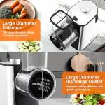 Electric Cheese Grater and Salad Maker with Blades