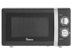 Impecca Retro Countertop Microwave with Mechanical Dials