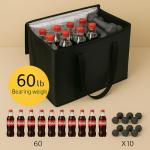 XL Insulated Reusable Grocery Shopping Bags, 2-Pack