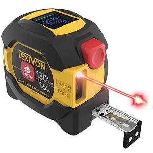 LEXIVON 2 in 1 Laser Tape Measure and Meter