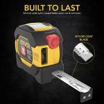 LEXIVON 2 in 1 Laser Tape Measure and Meter