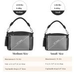 S-ZONE Small Leather Crossbody Handbag for Women