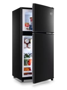 KRIB BLING Retro Mini Refrigerator with Freezer