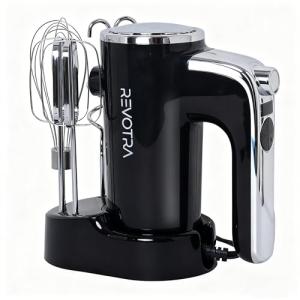 Electric Hand Mixer with LCD Display and Storage