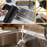 Electric Hand Mixer with LCD Display and Storage
