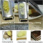 Handheld Stainless Steel Cheese and Citrus Zester