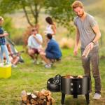 RYHOFOUD 19-Inch Charcoal Smoker Grill for BBQ