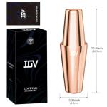 Rose Gold Cocktail Shaker Set with Recipe Guide