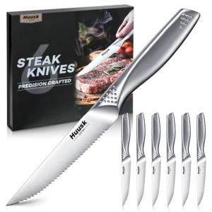Set of 6 Japanese Stainless Steel Steak Knives