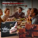 Set of 6 Japanese Stainless Steel Steak Knives