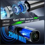 Handheld Vacuum Sealer with 30 Reusable Bags