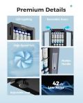 EUHOMY 100 Can Mini Beverage Refrigerator with Glass Door