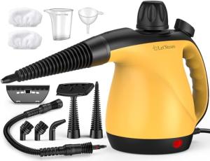 Portable Steam Cleaner with 11 Accessories for All Surfaces