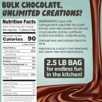 Milk Chocolate Melting Wafers, 2.5lb Bag