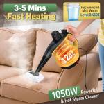 Portable Steam Cleaner with 11 Accessories for All Surfaces