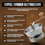 Coffee Grinder Lid for Mason Jars - Manual Burr