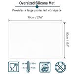 Oversize Transparent Silicone Countertop Protector Mat
