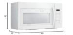 1.80 cu. ft. White Microwave Oven